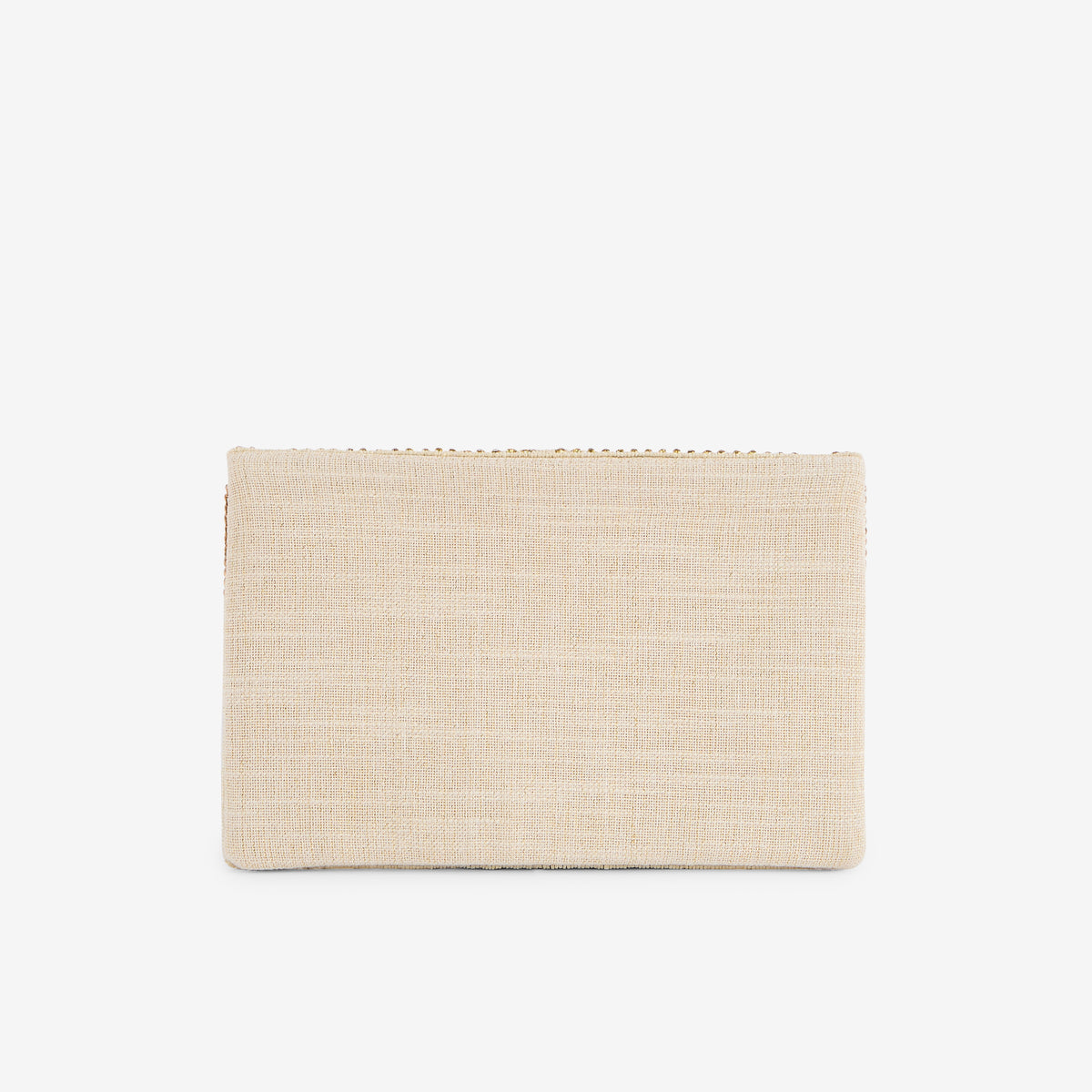 Pochette strassée dorée
