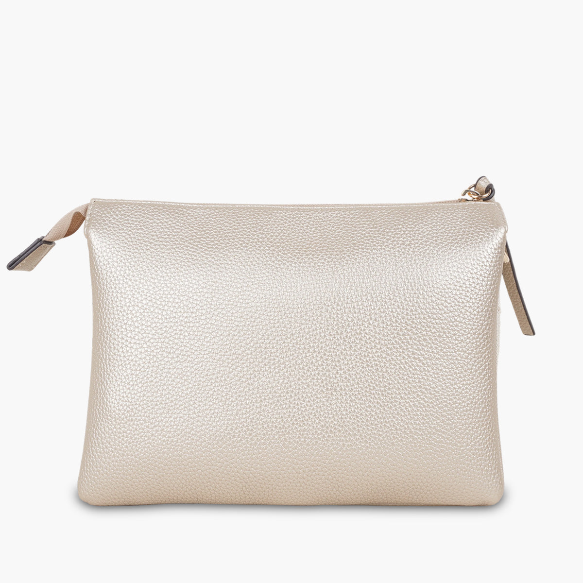 Sac tripocket à bandoulière doré et multicolore