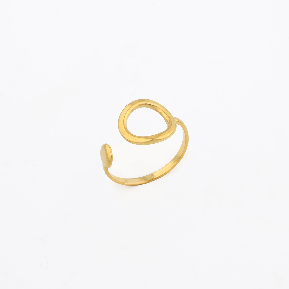 Bague ouverte en acier inoxydable