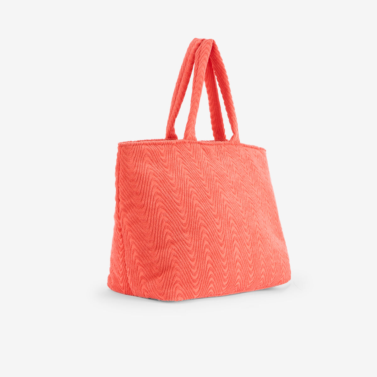 Grand cabas éponge corail