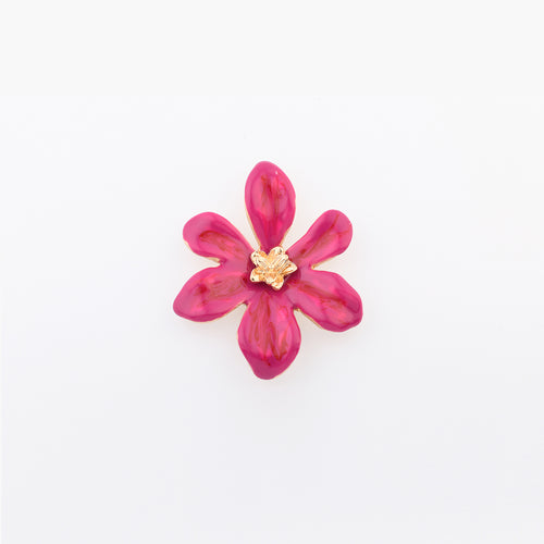 PIN'S FLEUR ROSE FUCHSIA
