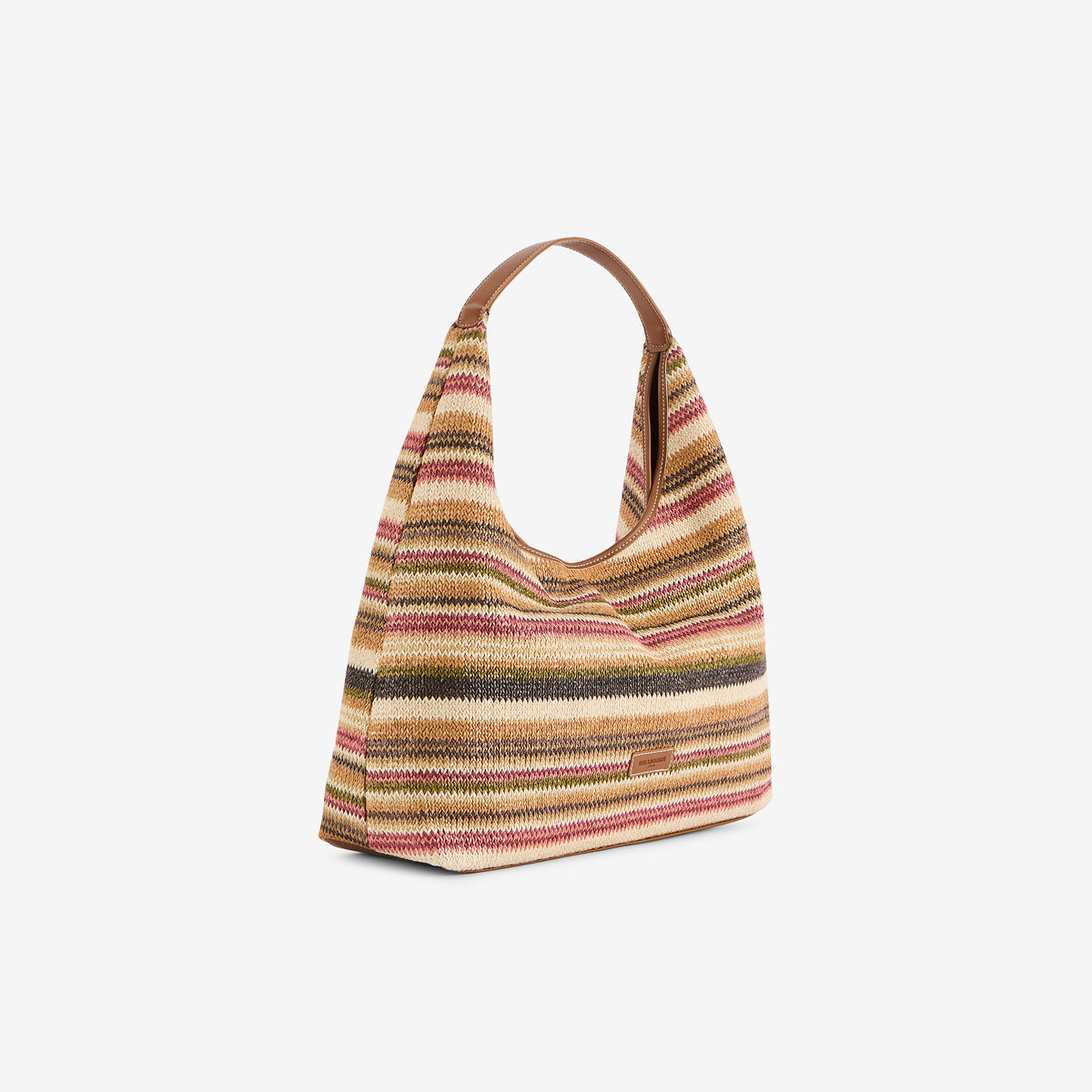 Sac hobo rayé mutlicolore