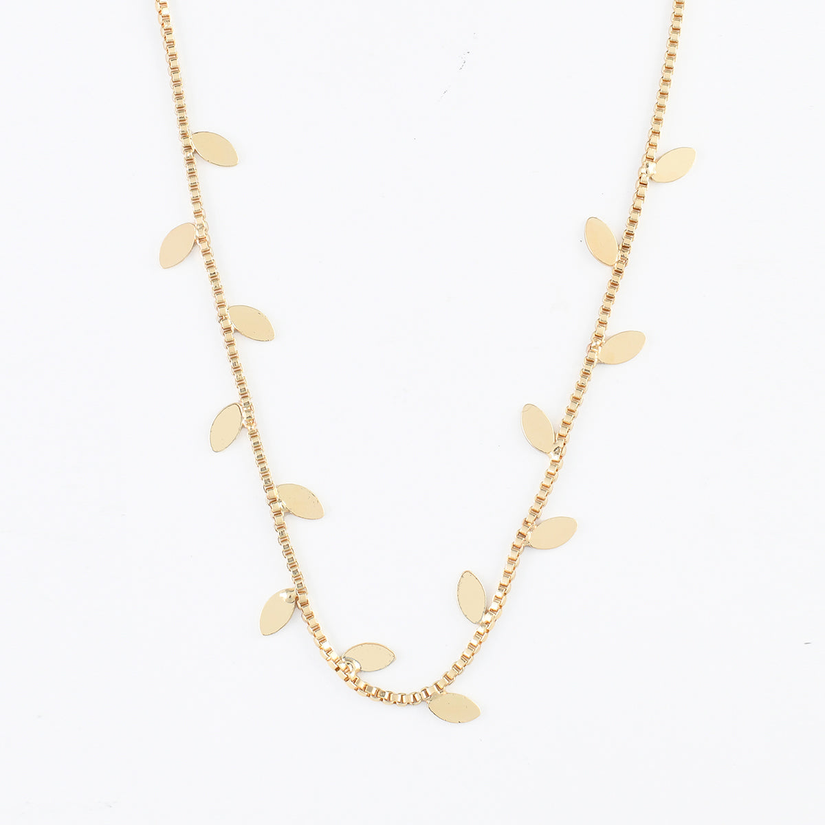 Collier chaîne épi doré