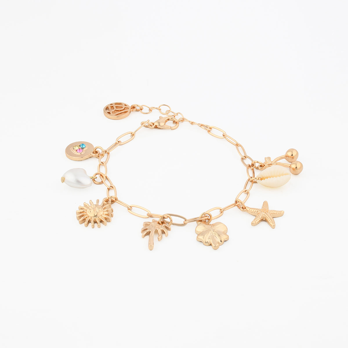 Bracelet chaine à charms