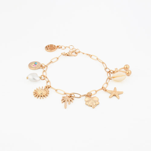 BRACELET CHAINE À CHARMS