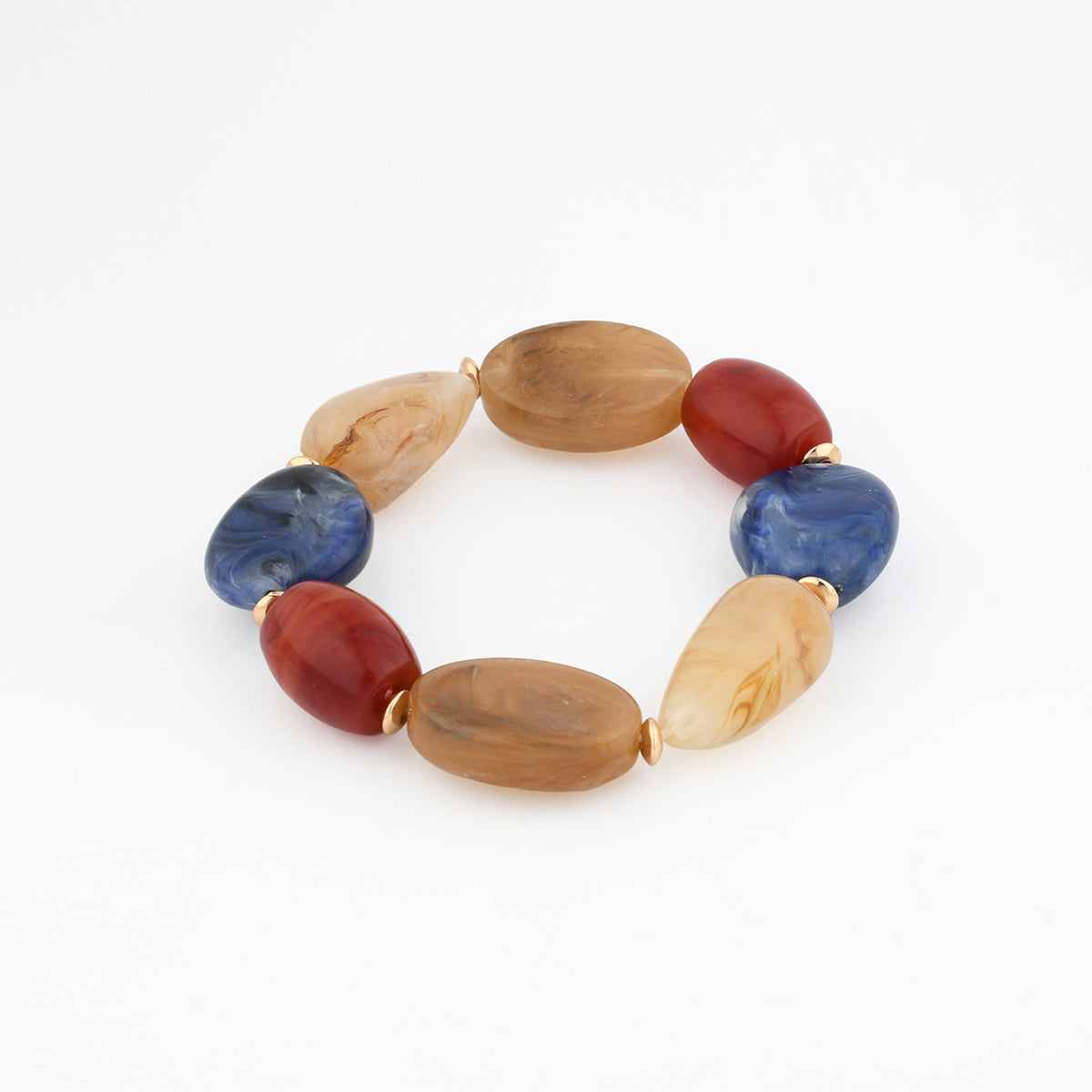 Bracelet perles multicolores
