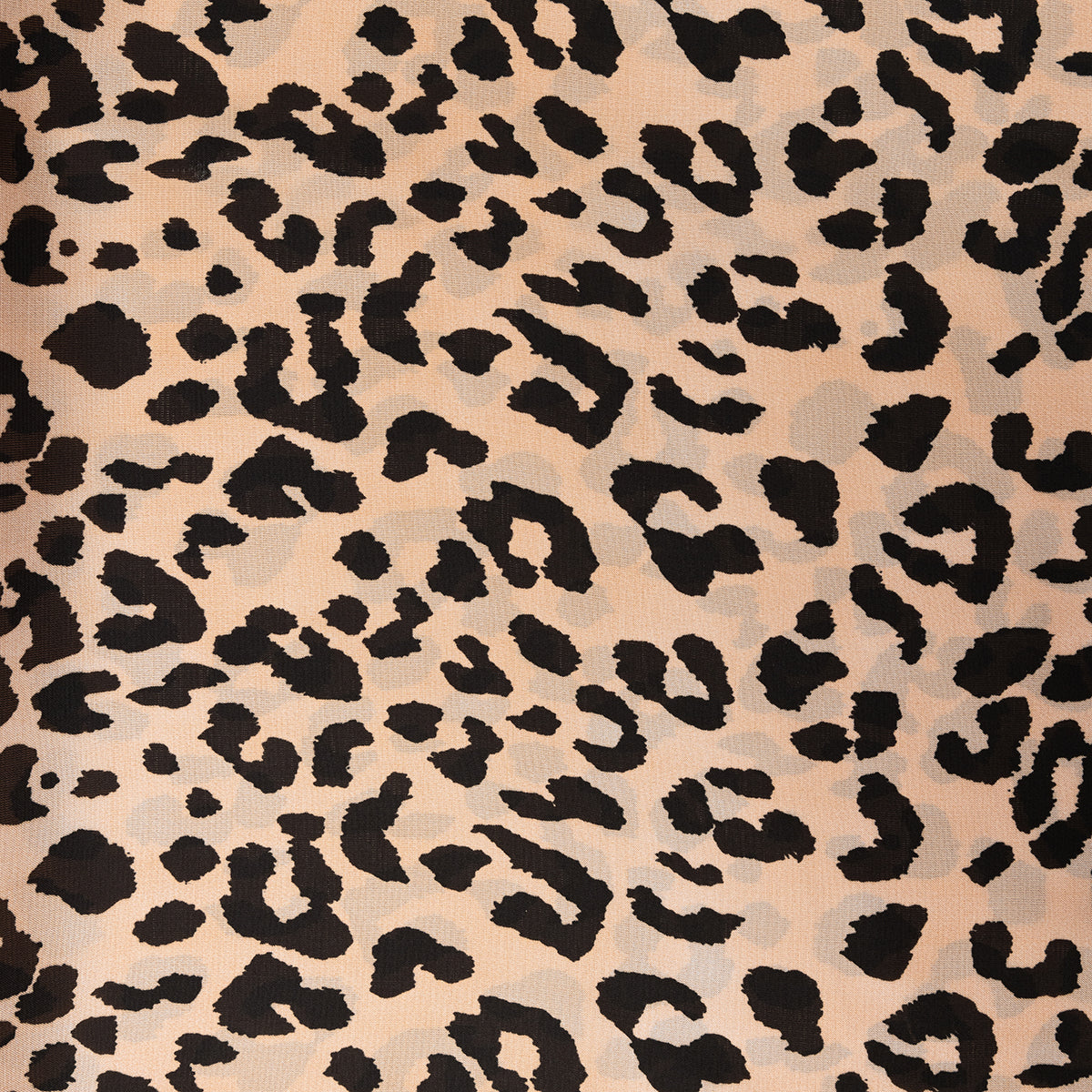 Foulard carré motif léopard