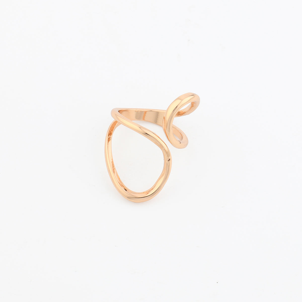 Bague ouverte dorée