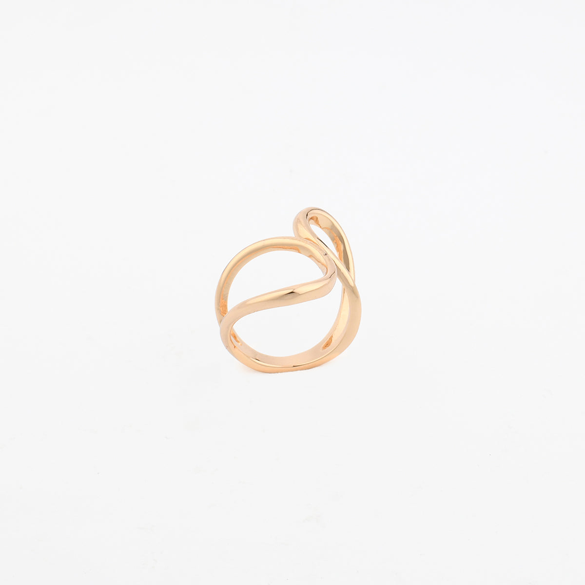 Bague ouverte dorée