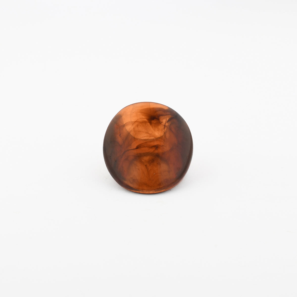 Grosse bague marron