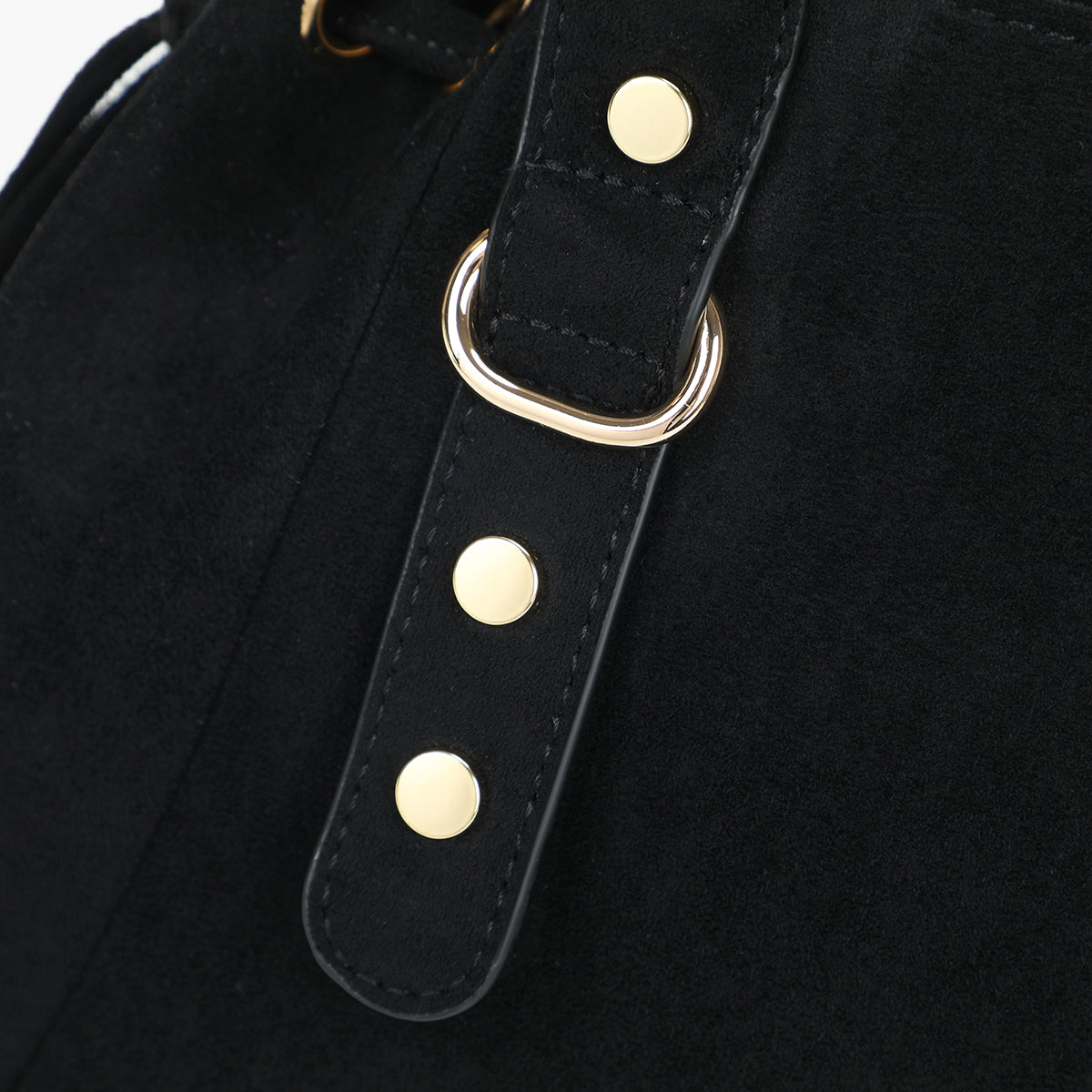 Sac bowling en suédine noire