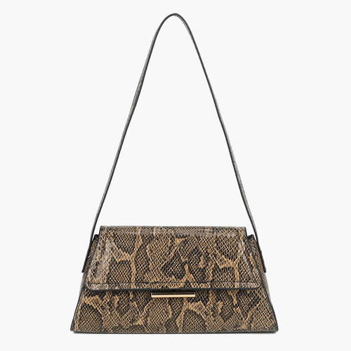 PETIT SAC TRAPÈZE MOTIF SERPENT