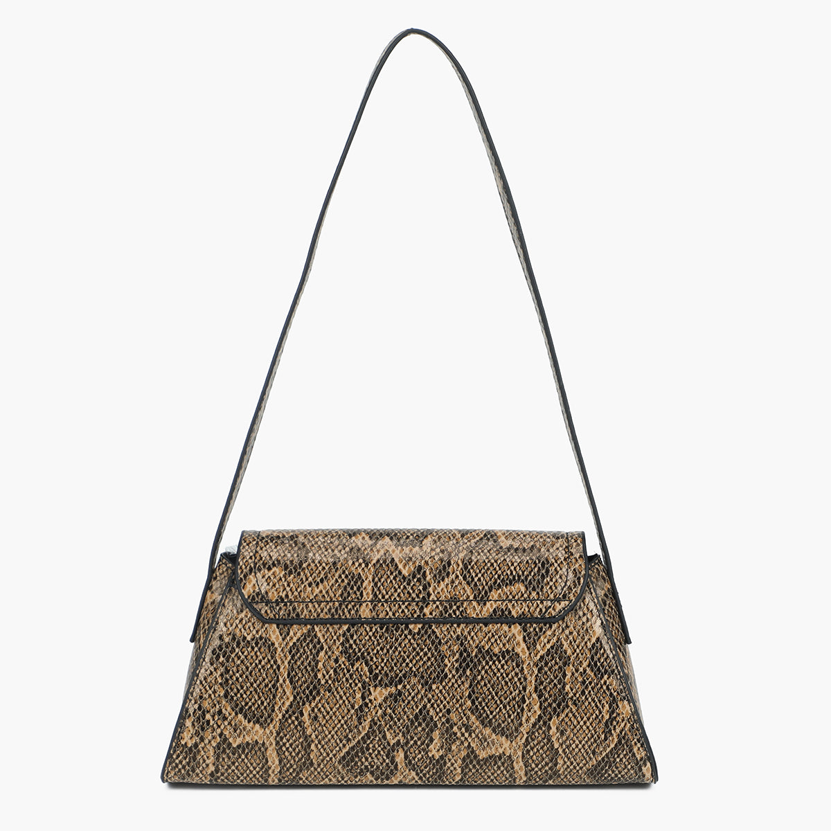 Petit sac trapèze effet python