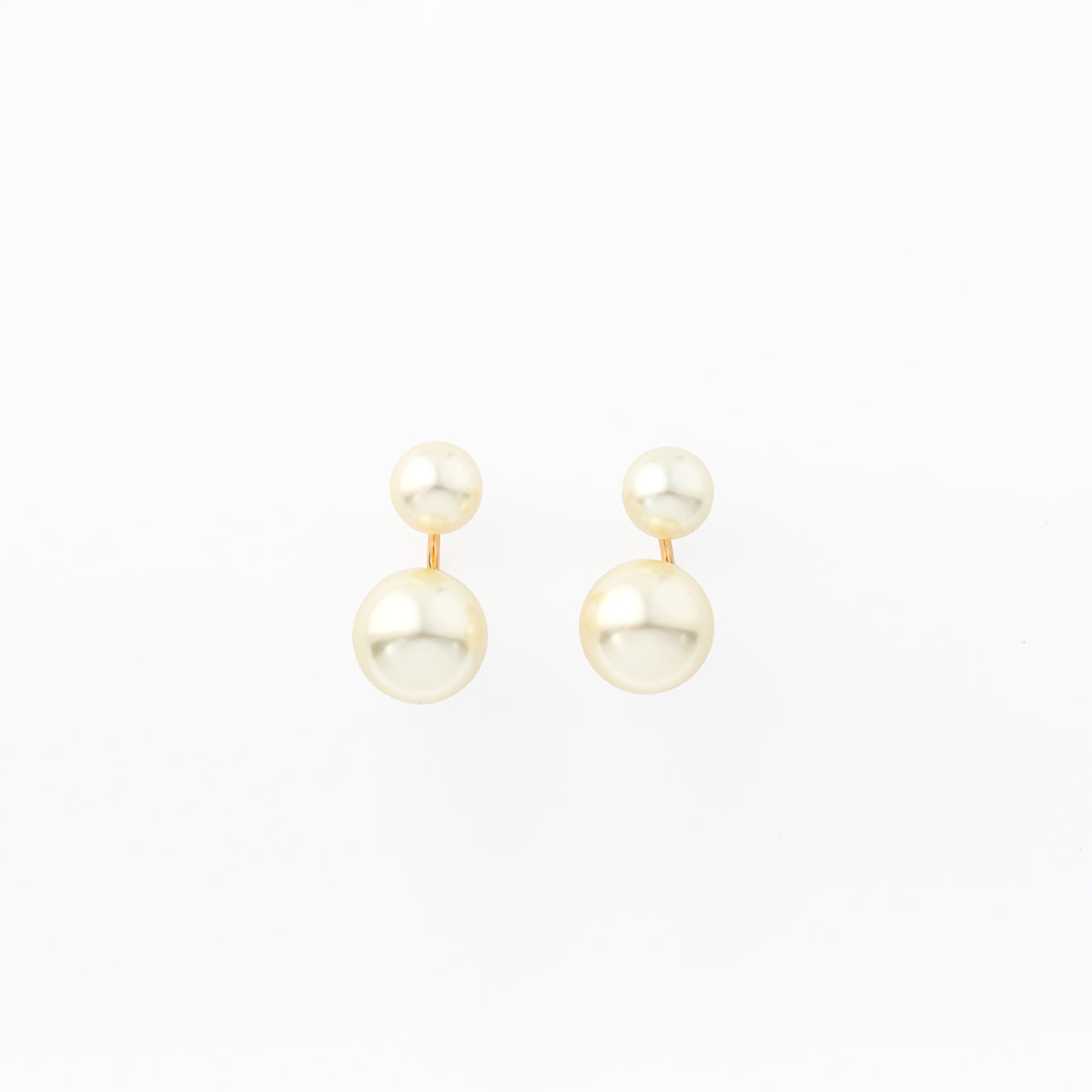 Boucles d'oreilles 2 perles
