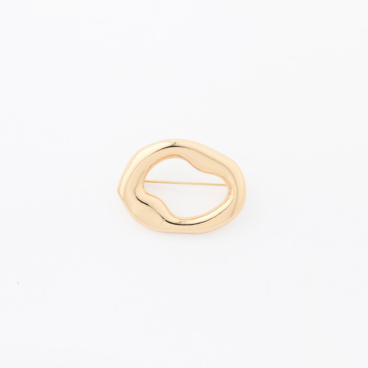 Broche ovale irrégulière - Collection Recyclée