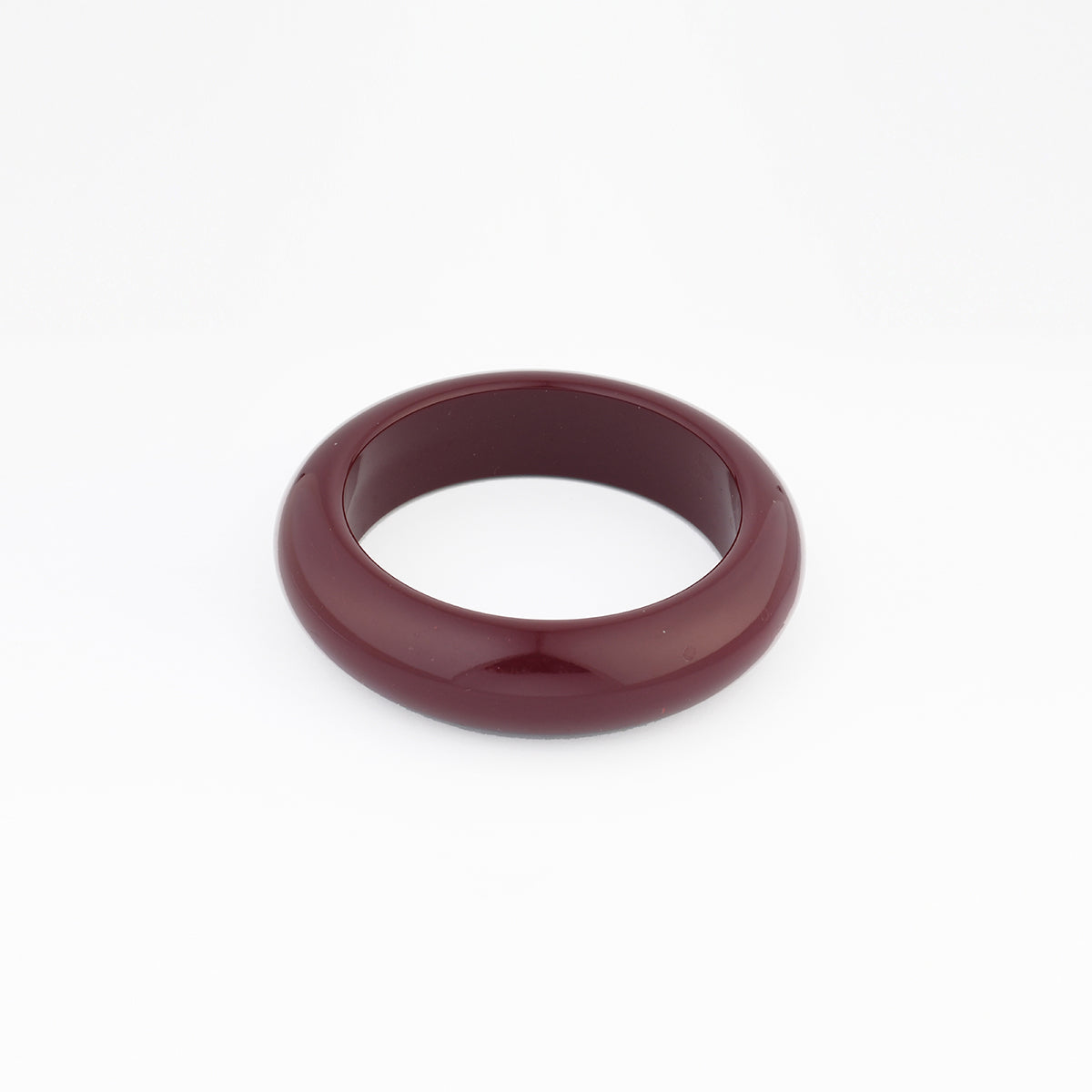 Bangle en résine bordeaux