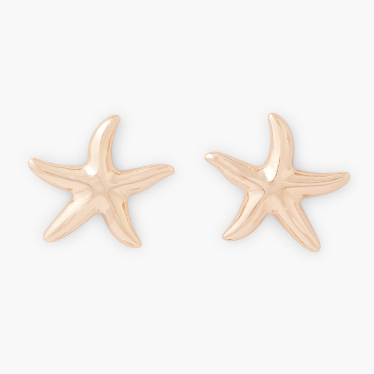 Boucles d'oreilles étoiles de mer dorées