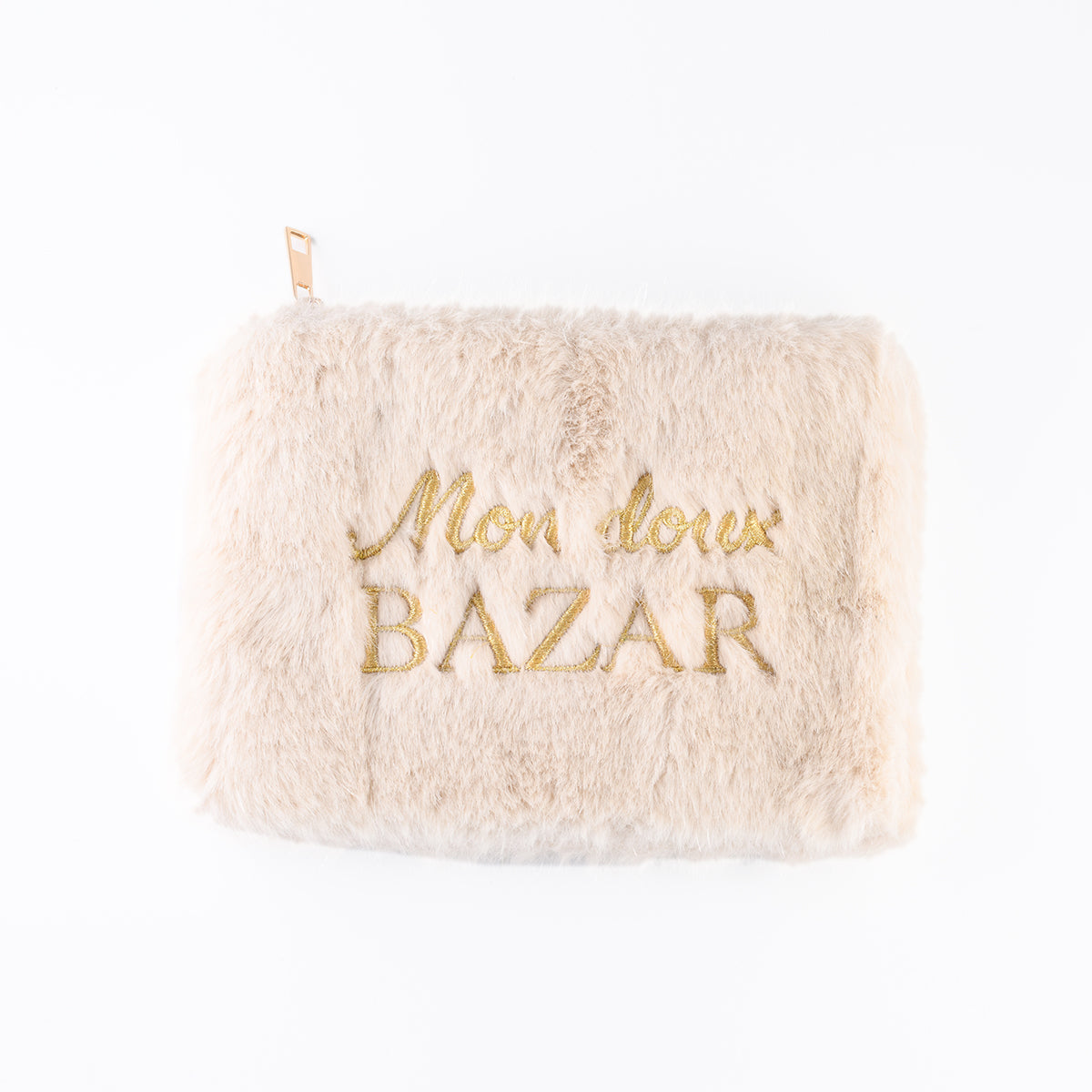 Pochette écru "Mon doux bazar"