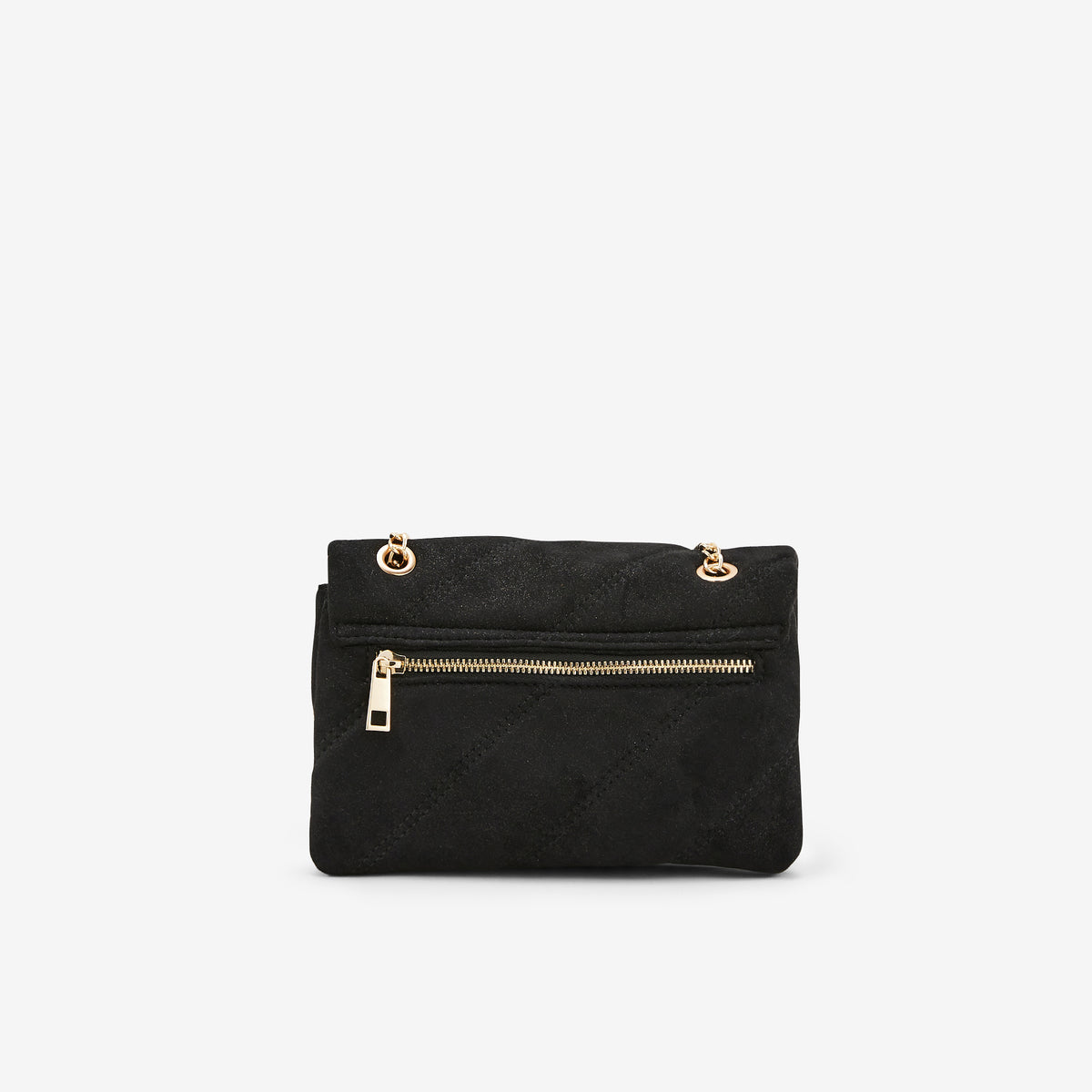 Sac à bandoulière noir matelassé