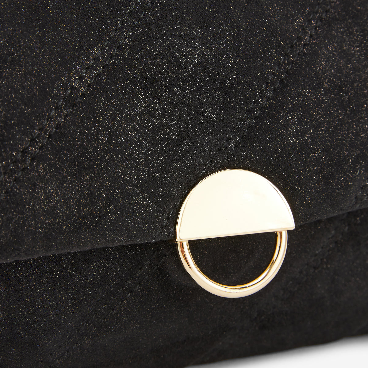 Sac à bandoulière noir matelassé