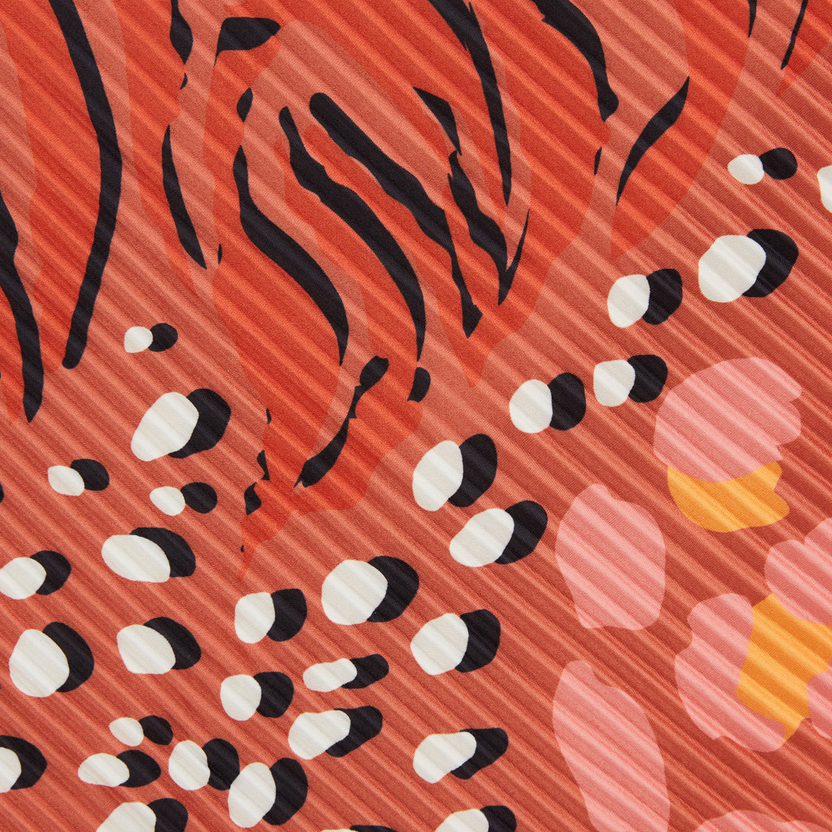 Foulard carré motif animalier