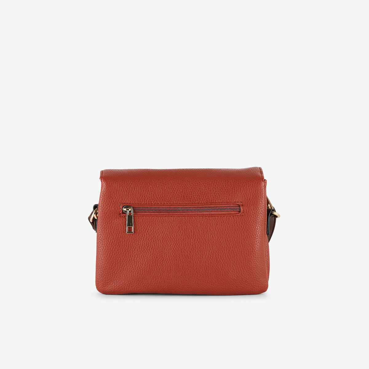 Pochette brique effet grainé