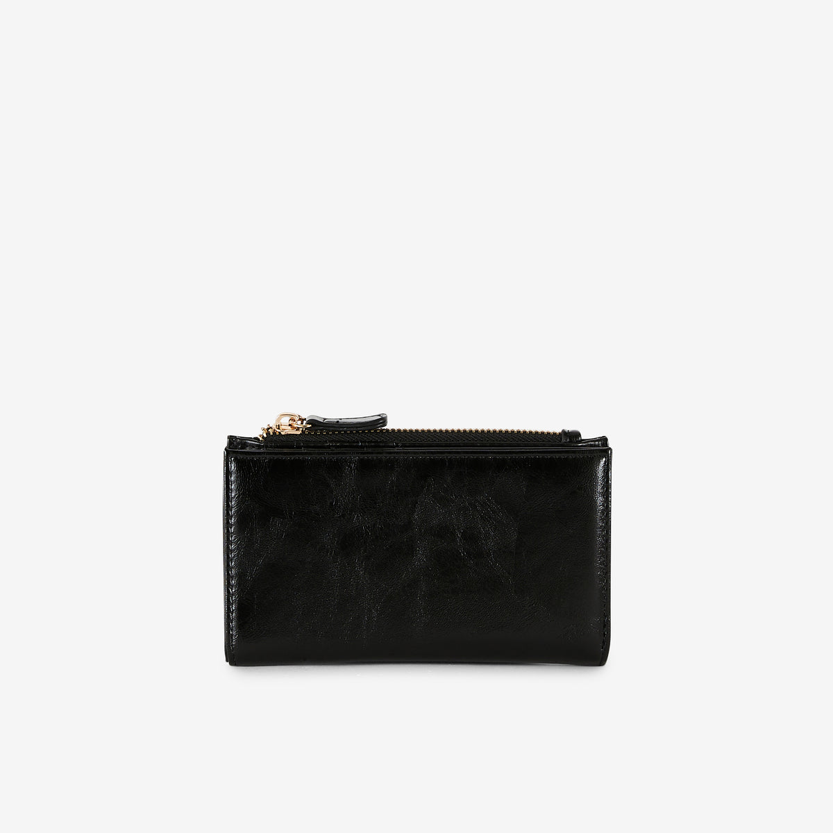 Portefeuille noir métallisé