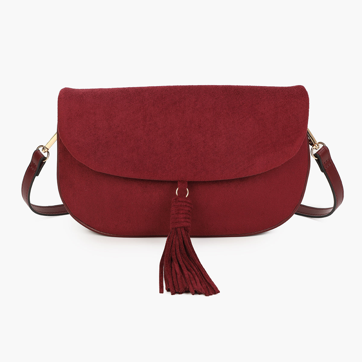 Sac à bandoulière bordeaux