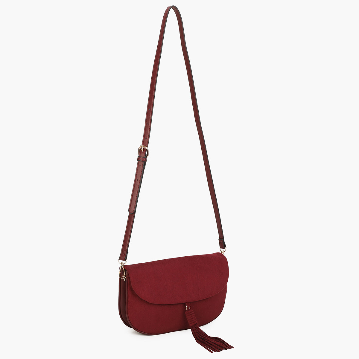 Sac à bandoulière bordeaux