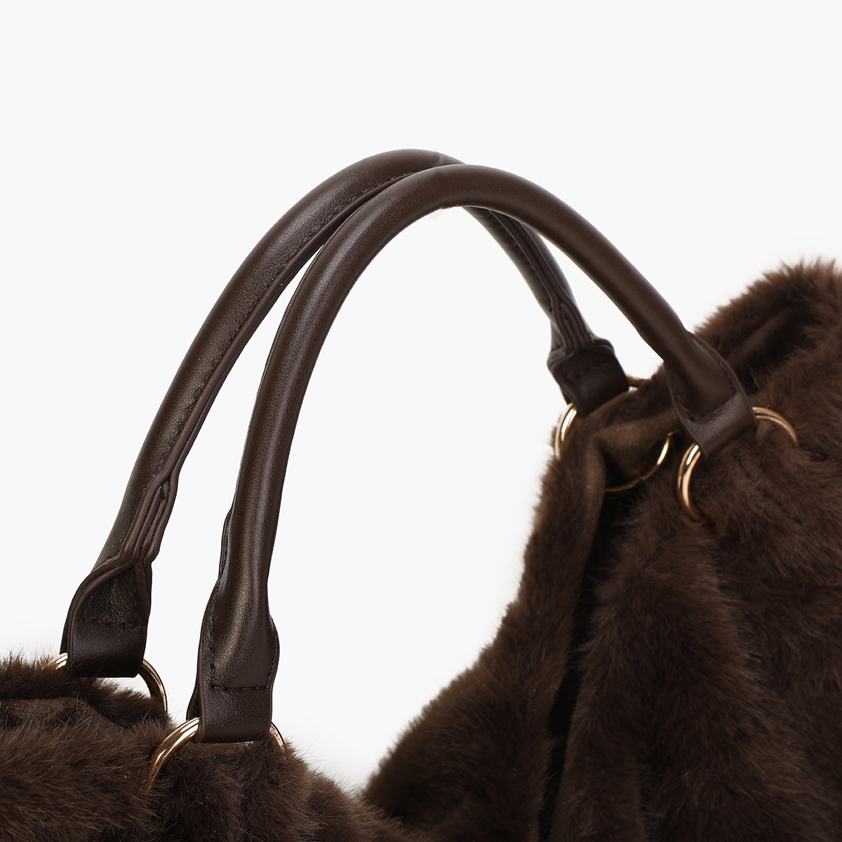 Sac hobo texturé marron