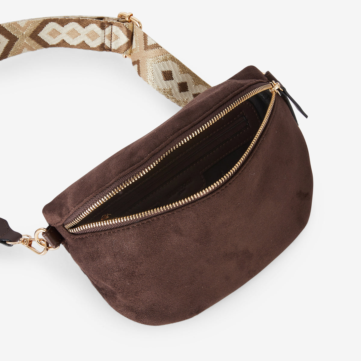 Sac banane marron