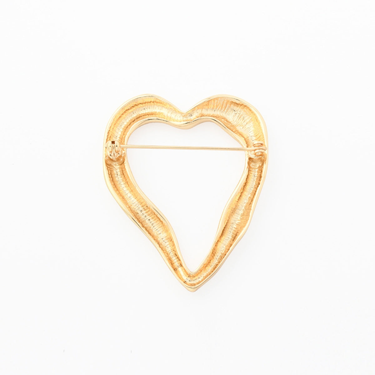 Broche cœur irrégulier - Collection Recyclée