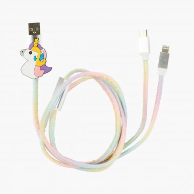 Cable USB blanc