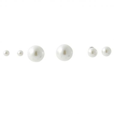 Set de puces d'oreilles perles d'imitation New pearl