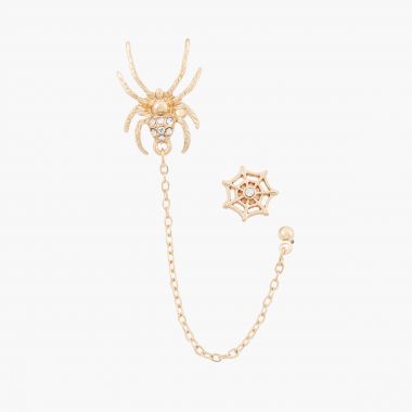 Set de bijoux d'oreilles araignée Halloween