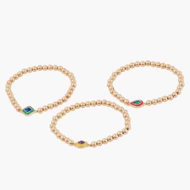 Set de 3 bracelets perles Hedonist