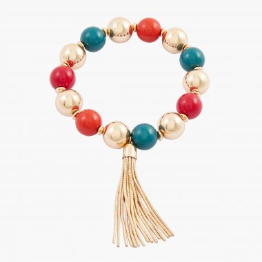 Bracelet boules colorées Gold Coast
