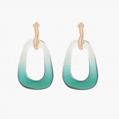Boucles d'oreilles en acrylique Scultured Glass