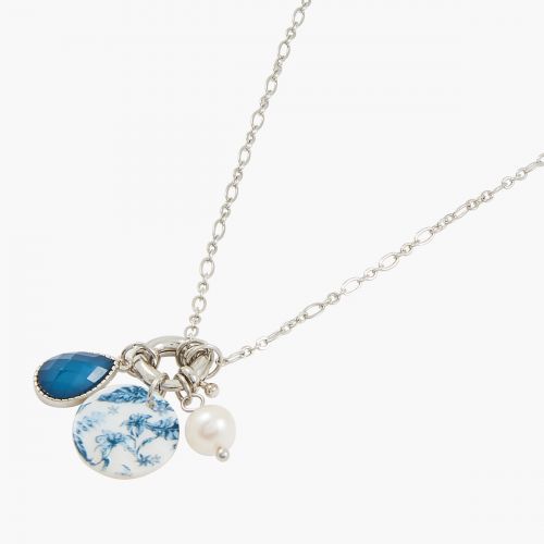 Collier breloques Baby Blue